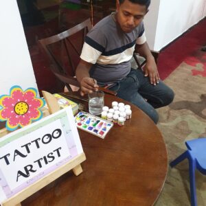 Tattoo Artist For Kids Birthday Party